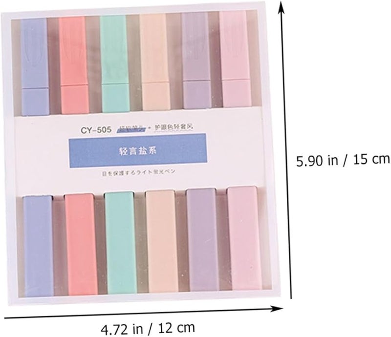 Jojofuny 12 Pack Fine Tip Portable Highlighters Non Leaking Design For School Office Art Projects - Image 2